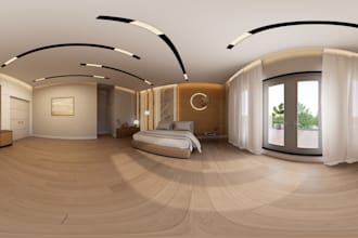 create  360 interior renders and virtual tours