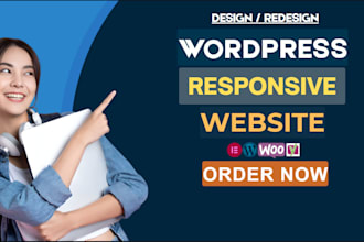 create, design, or redesign your wordpress website or blog