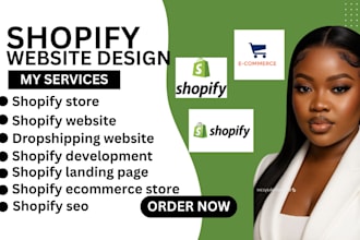 build, design, redesign your shopify webshop, webstore,dropshipping store