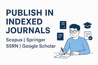 write publish article in scopus springer ssrn index journal google scholar