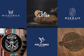 create an affordable, custom modern minimalist logo for your small business