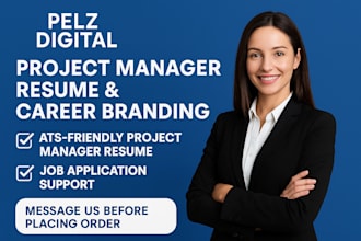 do project manager resume CV cover letter linkedin profile and ats optimization