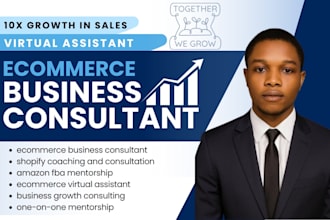 be your ecommerce shopify amazon fba mentor virtual assistant coach consultant