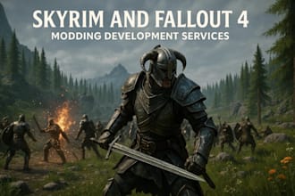 create custom skyrim mod, fallout 4 and arma 3 mod for your game