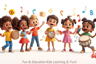 create nursery rhymes, kids songs and educational music for children