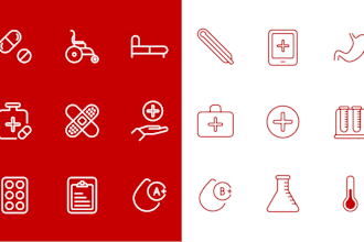 design top notch custom vector line icons