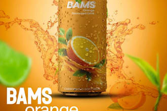 craft 3d can product design, advertisement purpose, well label, realistic render