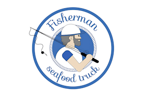 design a custom skull fisherman mascot fishing brand logo
