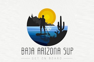 design best quality paddle board logo search