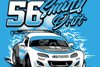 draw car , automotive , auto mobile , car drift logo