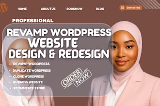 revamp wordpress redesign wordpress ecommerce website business website webador