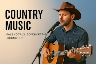 produce and mix professional country music tracks with authentic sound