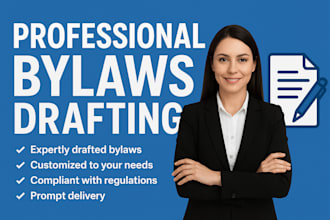 draft professional bylaws for your business or nonprofit