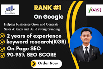 fix on page SEO issues and optimize wordpress website