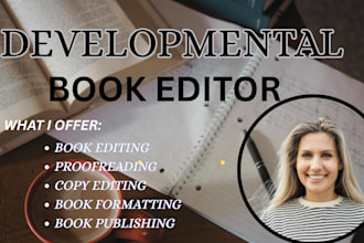 developmental edit copy edit proofread academic self help memoir spiritual book