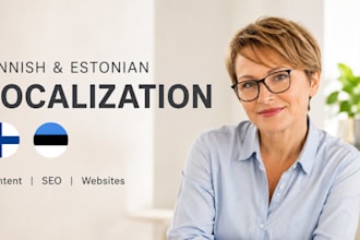 localize your content in finnish and estonian