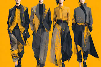 make women fashion design sketches or fashion illustrations
