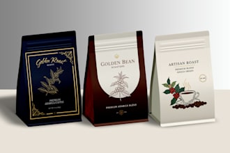 design professional food and snack packaging with 3d mockups
