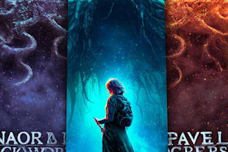 design dark, horror, crime, halloween, mystery book cover