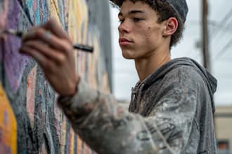 design graffiti lettering and art logo