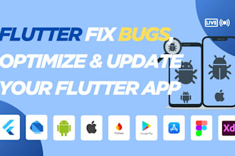 fix bugs, optimize performance, and update your flutter app