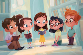 illustrate children picture book illustration