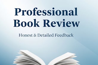 proofread, edit and review your book or ebook