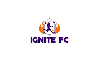design startup girls soccer club logo