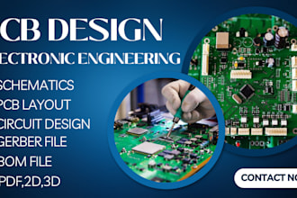 design pcb design, circuit, schematics, multilayer pcb circuit boards, hardware