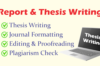 ready presentations, reports and thesis with zero plagiarism
