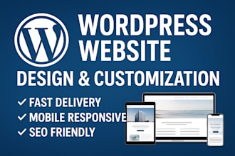 design and develop wordpress and ecommerce sites