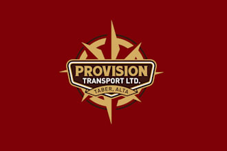 design vintage transport company logo