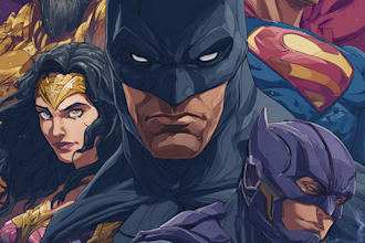 comic book art, comic book illustration and design