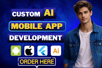 develop custom ai mobile apps using chatgpt and openai API ,saas ai app,ai app