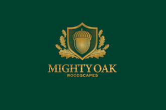 design wood working company logo