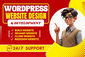 do full wordpress business website setup, installation, and theme customization