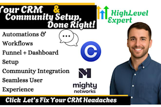 highlevel manychat sharpspring lead generation automation mighty network skool