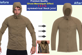 do symmetrical neck join and clotting product image editing