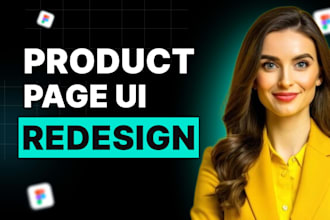 redesign ecommerce product page UI UX to improve conversions