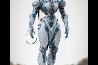 drawing a sci fi character illustration or sci fi character