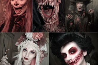 make horror fantasy style