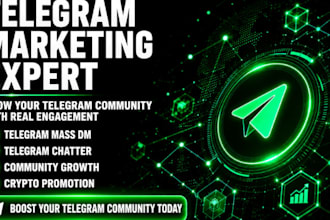 do telegram mass dm, telegram chatter, community growth, crypto promotion