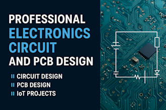 design professional electronics circuits and pcb layouts