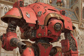 create warhammer 40k art
