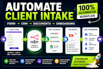 automate your client intake and onboarding workflow with n8n