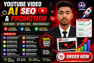 do you tube video ai SEO, promotion and channel optimization
