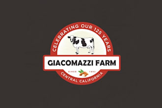 design motivation old family farm logo