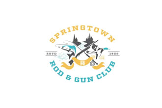 design spring town rod and gun club logo
