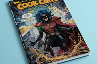 comic book illustration, cartoon character