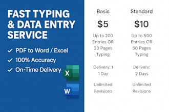 data cleaning, and data formatting ,data entry